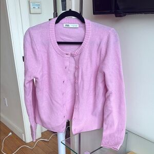 Zara Women's Pink Cardigan